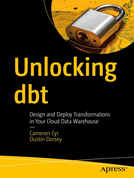 Title details for Unlocking dbt by Cameron Cyr - Wait list